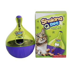ABS Funny Pet Cat Dog Toy Tumbler Leakage Feeder Food Container Anti-depression Pets IQ Training Ball Toys For Dogs Cats