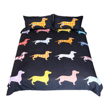 BeddingOutlet Dachshund Sausage Bedding Set Cute Puppy Duvet Cover Cartoon Pet Home Textiles 3 Pieces