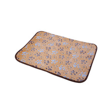 Bamboo Pet Dog Double-sided Mat Summer Puppy Cooling Mat Pad Bed Blanket